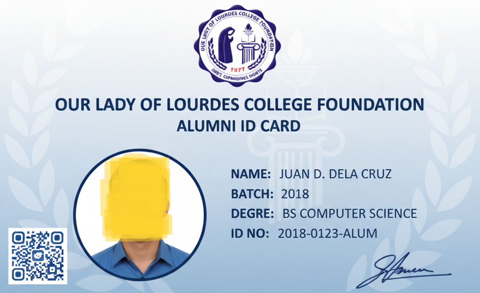OLLCF Alumni ID Card